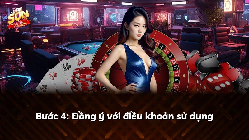 Bước 4: Đồng ý với điều khoản sử dụng