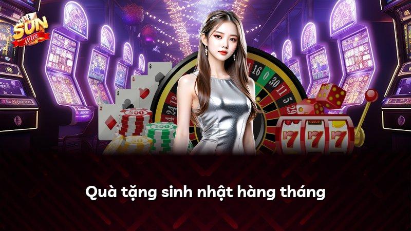 Quà tặng sinh nhật hàng tháng